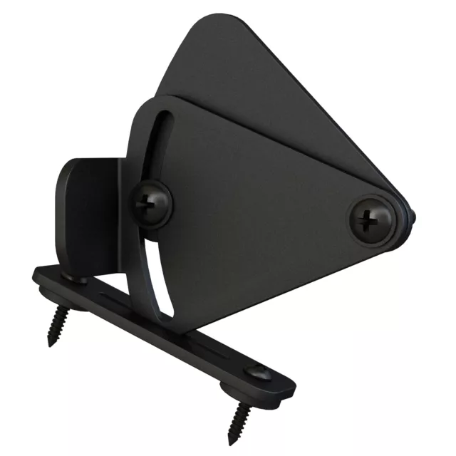 Heavy Duty Matte Black Sliding Barn Door Hardware Latch Lock for Wooden Door