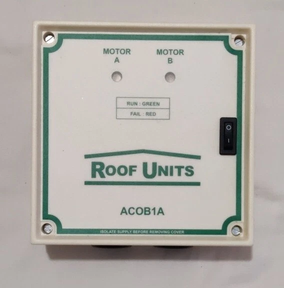 VENT AXIA ROOF Units Single Phase Auto Changeover Units For Twin Fans