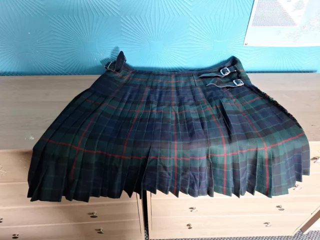 Mens Heavyweight  Kilt Size 46/48 Dark Green