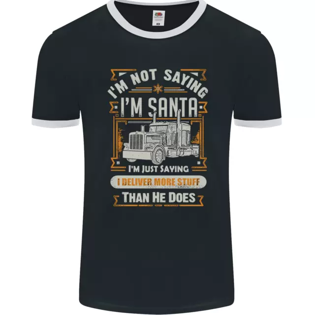 T-shirt uomo Im Not Babbo Natale consegna autista fotol