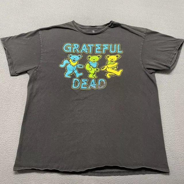 Grateful Dead Shirt Mens XL Black Dancing Bears Jerry Garcia Hippie Music Retro