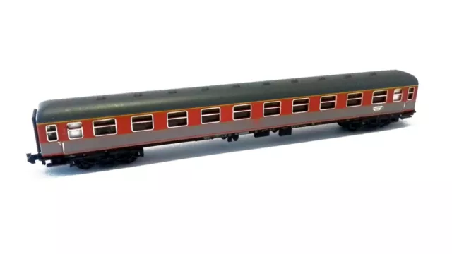 MINITRIX 3090 DB 1st Class Express Passenger Coach Orange/Grey Livery [BOXED] 3