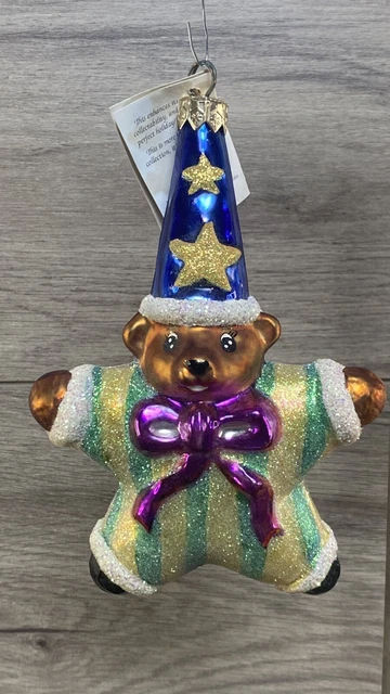 Christopher Radko Three Penny Star Gem Christmas Ornament – Made In Poland