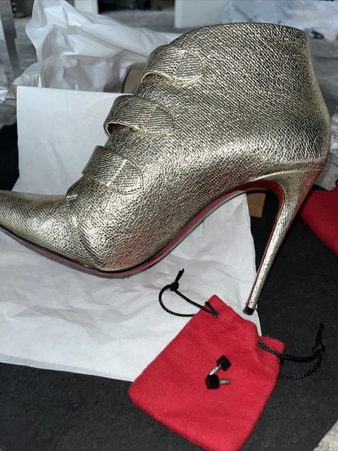 CHRISTIAN LOUBOUTIN TRINIBOOT Stiletto Size 38 Authentic 188.72