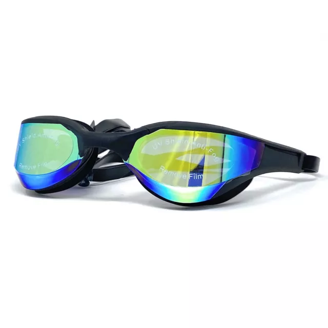 Occhialini nuoto professionali VIPER nero piscina specchiati gara mare goggles