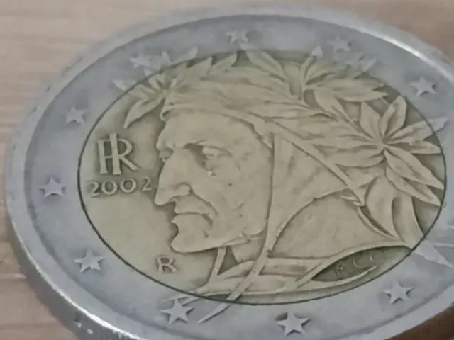 2 Euro Münze Dante Alighieri 2002