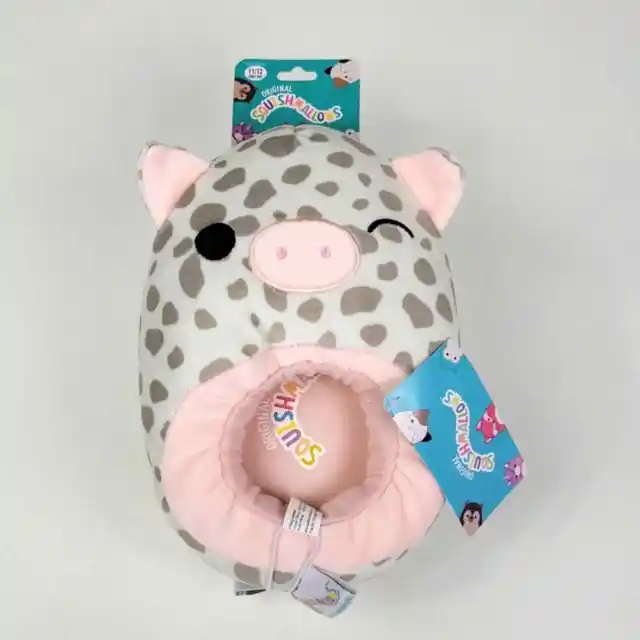 Squishmallows Rosie Winking Pig Slippers 11/12