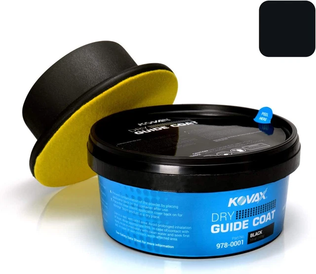 Kovax 978-0001 Dry Guide Coat Black, Applicator Included