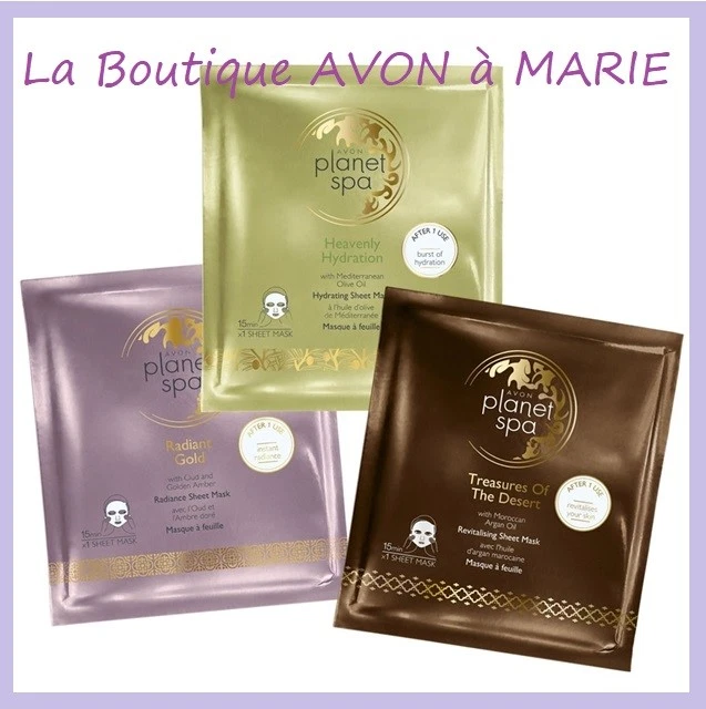 Masque Hydratant & Nourrissant AVON PLANET SPA à L'Huile D'Olive - 75ml - Pour Tous Types De Peau