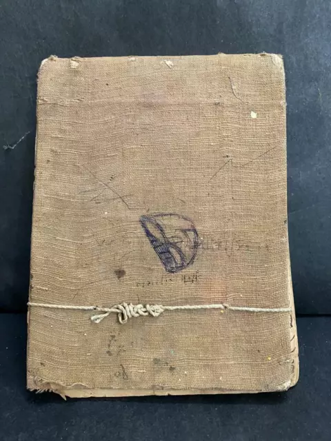 Alt Antik Selten Journal Banking Konto Ledger Handwrit Buch Marwari Language