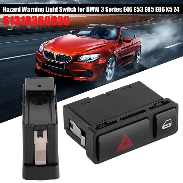 HAZARD WARNING LIGHT Switch for BMW 3 Series E46 E53 E85 E86 X5 Z4