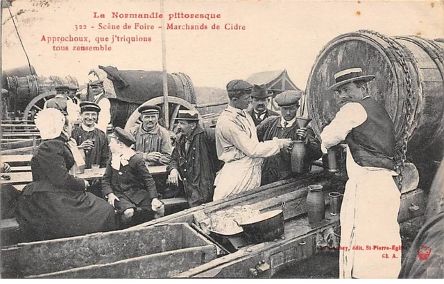14 - Normandie Pittoresque - SAN21434 - Scène de Foire - Marchand de Cidre - A