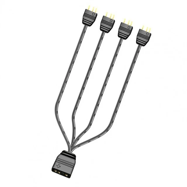 CAVO SCHEDA MADRE splitter ARGB scheda madre cavo di estensione ARGB cavo di estensione EUR 4,04