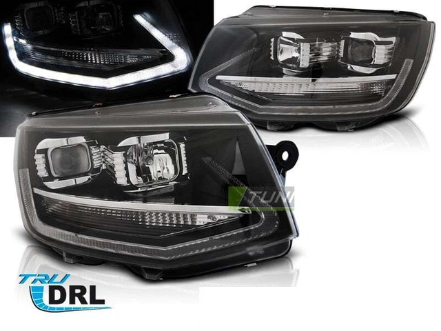 PHARES PROJECTEURS AVANTS for Peugeot 208 2012-2015 Tube Light Noirs LHD  LPPE31E £452.65 PicClick UK