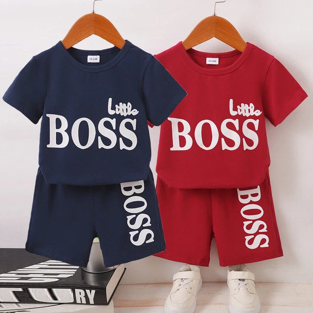 New Toddler Baby Kids Boys Clothes Outfits Sets Infant Boy Summer T-Shirt + Shor