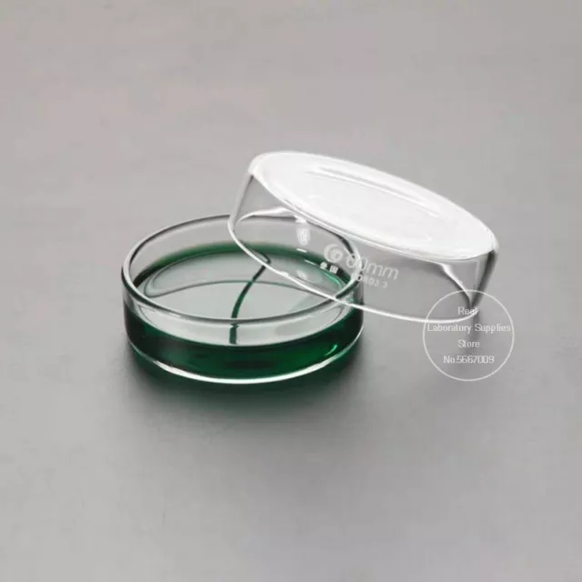 Borosilicate Glass Petri Dishes Cell Sterile Culture Dish Lab Supplies 60-200mm 2