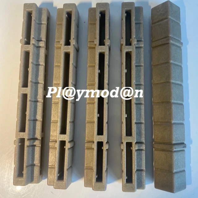 Lot Playmobil Vintage 3293 - Médiéval Paysans Villageois Avec Chariot - Années 70