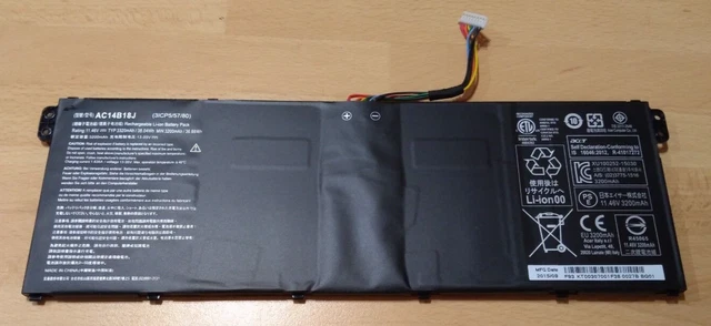 Wikinu AC14B8K AC14B3K Laptop Akku Für Acer Aspire ES1-111M ES1-512 ES1