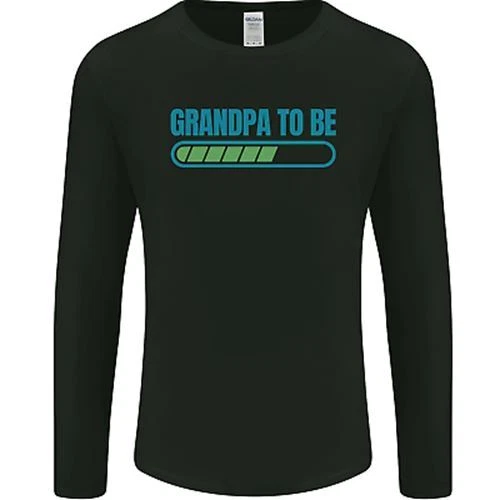 Grandpa to Be Funny New Baby Birth Mens Long Sleeve T-Shirt
