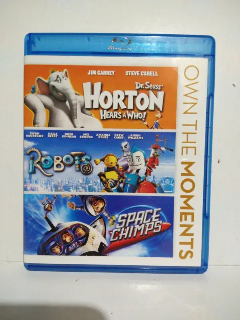 DR. SEUSS: HORTON Hears a Who / Robots / Space Chimps (Blu-ray 2012, 3 ...