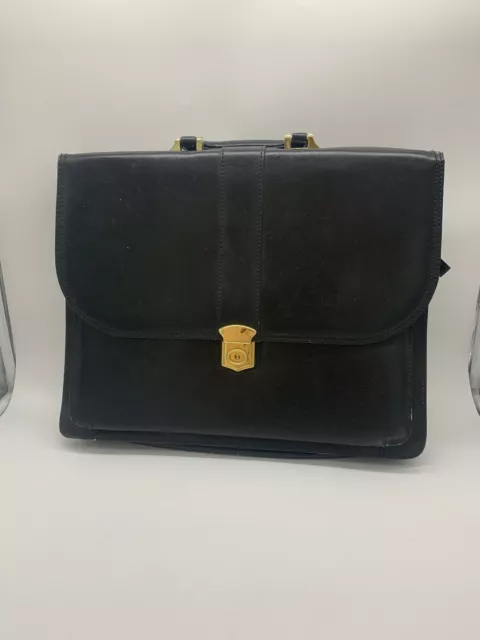 Aktentasche Leder Schwarz