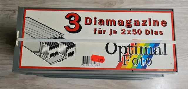 Diamagazine - 3 Stück - Neu - Für insgesamt 300 Dias - Else