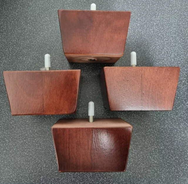 Pack of 4 Wooden Feet for Sofa's, Chairs etc