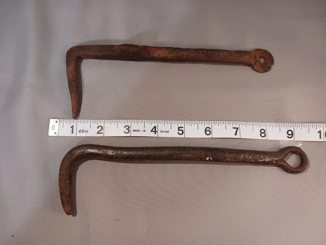 2 Hand Forged Barn Door Latches