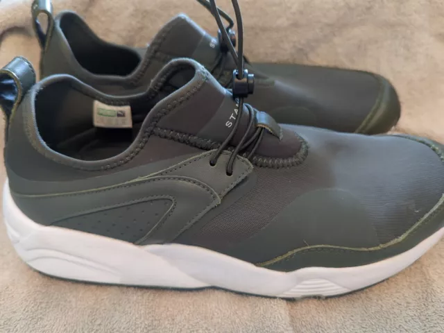 Puma X StampD Blaze Of Glory Shoes NU Green Toggle Mens Trainers Size 11