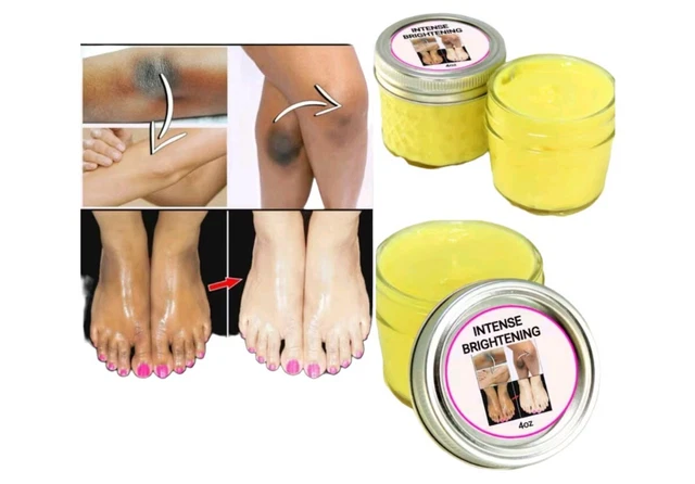 Crème éclaircissante Intense Pour Genoux, Coudes, Pieds - Traitement De Nuit, Origine France, Neuve Sous Emballage