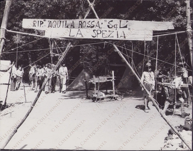 1974 LA SPEZIA Giovani Scouts Campo Aquila Rossa Fotografia 1