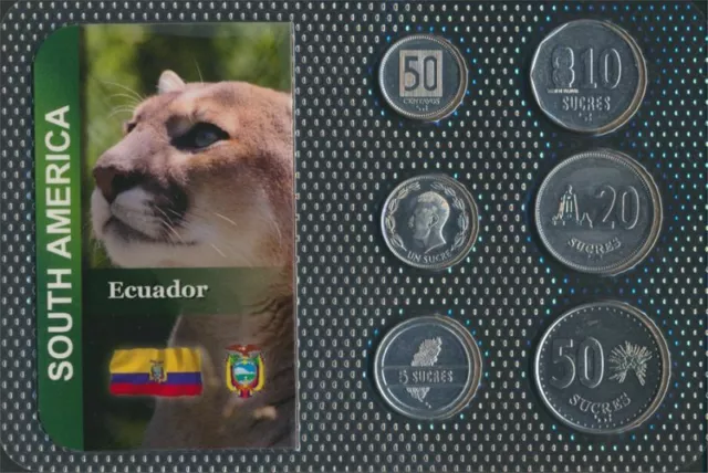 Ecuador mint coin set from 1988 50 C (9648465