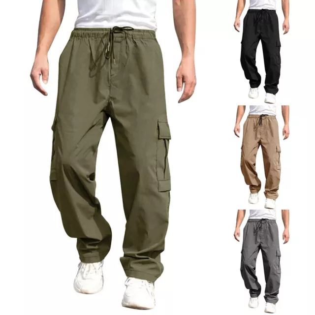 Pantalon de surv��tement ample homme ��l��gant avec grandes poches pour les lois