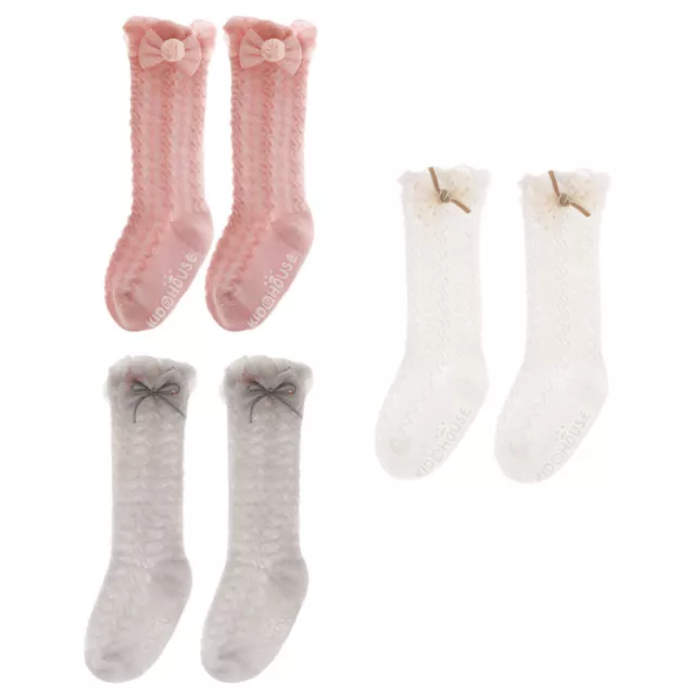 3 Pairs Mesh Baby Socks Thin Lovely Stocking Stuffers for Infant Girl Boy