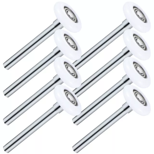 8 Pcs Garage Door Rollers Steel Quiet Replacement with Stem