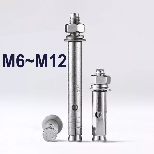 Ancoraggi per borchie M6~M12 316 ancoraggi per borchie in acciaio inox per bullone di espansione in calcestruzzo