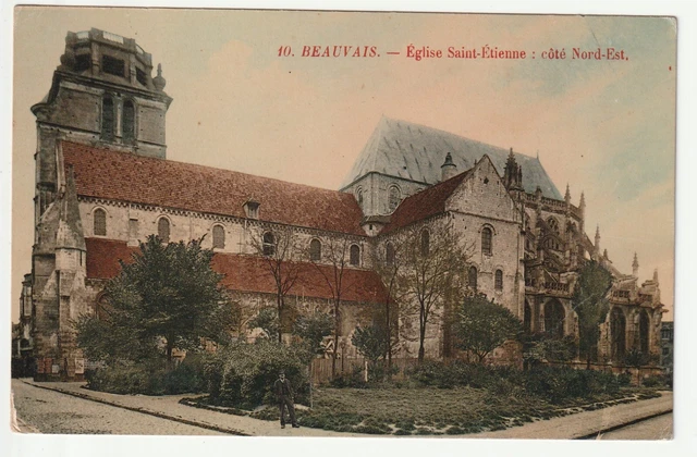 BEAUVAIS - Oise - CPA 60 - the church of Saint Etienne - color card