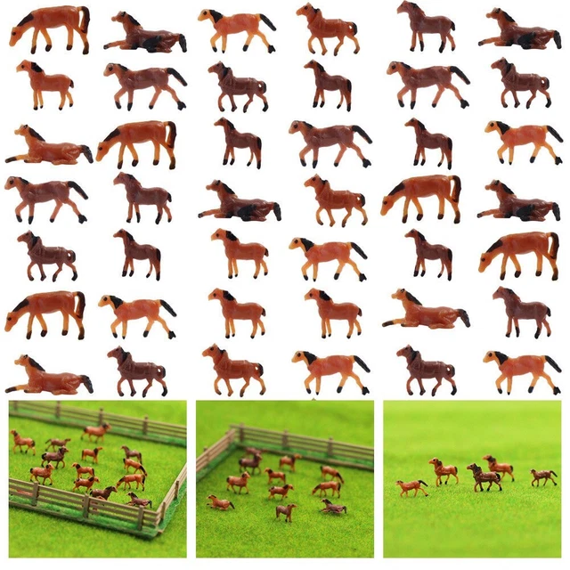 NEWRAY - Grange Valley Ranch avec chevaux et accessoires - 1/32