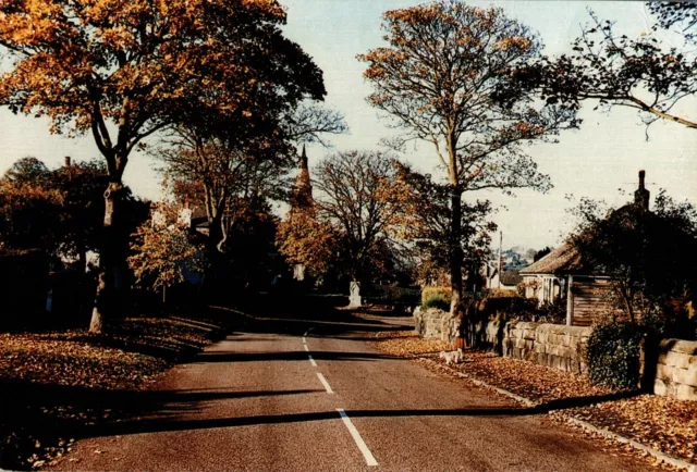 ST. Clement's, Horsley, Derbyshire: Vintage Postkarte.