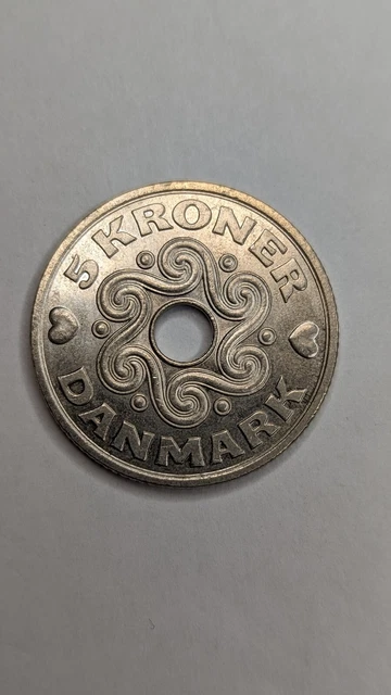 [🇩🇰Denmark] - 5 Kroner (2001) High Grade Coin