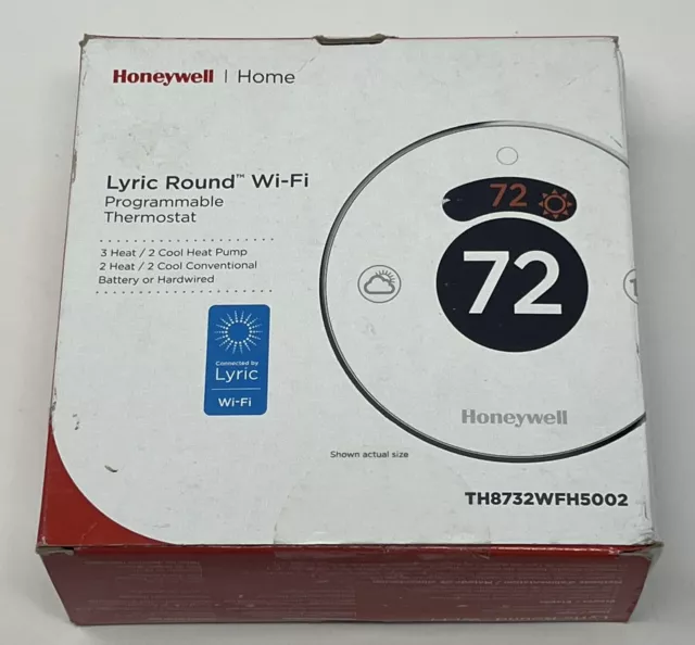 Honeywell TH8732WFH5002 Lyric Round Wi-Fi Programmable Thermostat Used