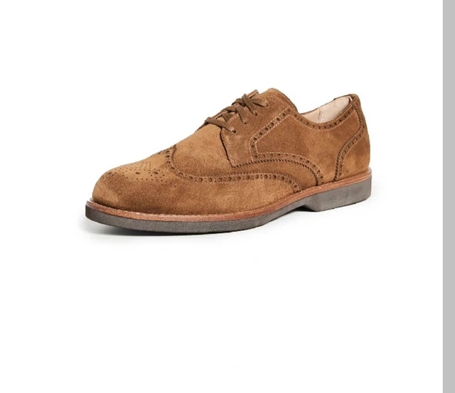 NEW POLO RALPH Lauren Rhett Suede Leather Wingtip Patch  display picture 3
