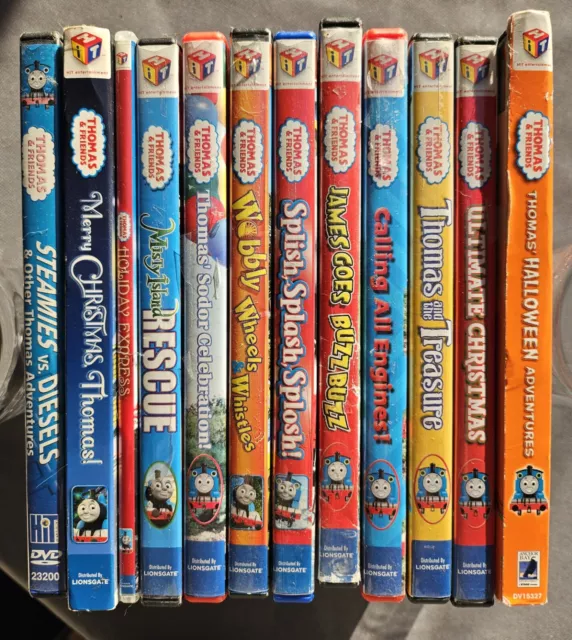 Thomas And Friends Thomas The Tank Engine Children’s 12 DVD Lot