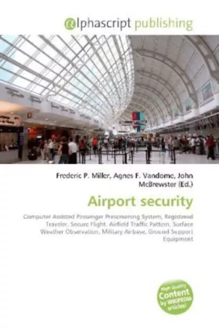 Airport security Frederic P. Miller (u. a.) Taschenbuch Englisch