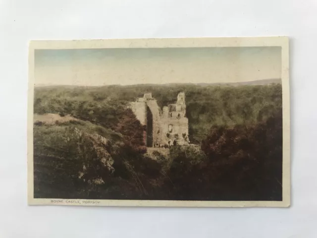 Boyne Castle, #2, Portsoy. Postcard.