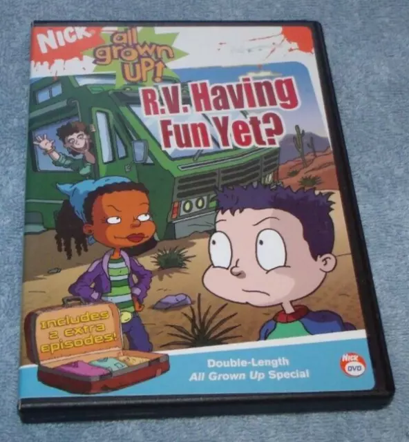 Nick Rugrats All Grown Up R.V. Having Fun Yet? NR DVD 2 Bonus Episodes