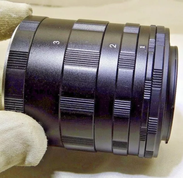 Macro Extension tube set for Nikon F Ai Lens cameras  for 1:1 close-ups Micro
