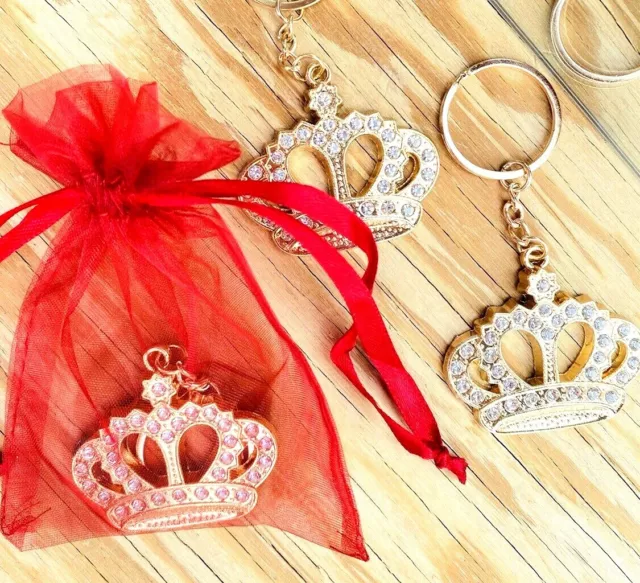 12 Quinceanera Favors Wedding Silver Crown Sweet 16 Recuerdos Para  Quinceañera