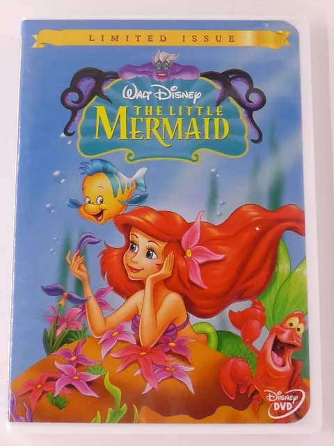 The Little Mermaid (DVD, Disney, Limited Issue, 1989) - I1225
