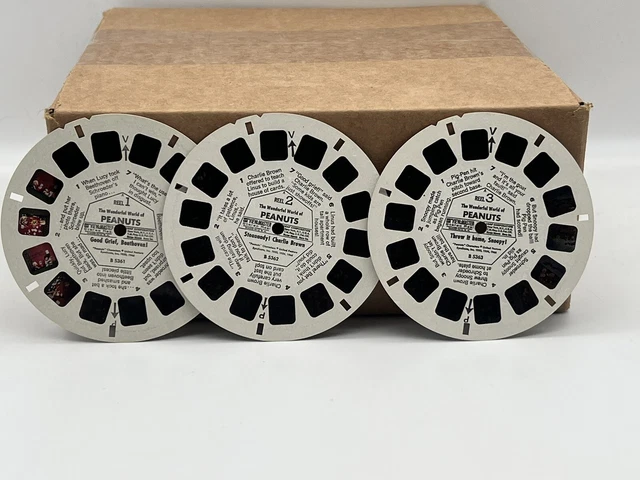ViewMaster Reel - The Wonderful World of Peanuts 3 Reel set - reels only